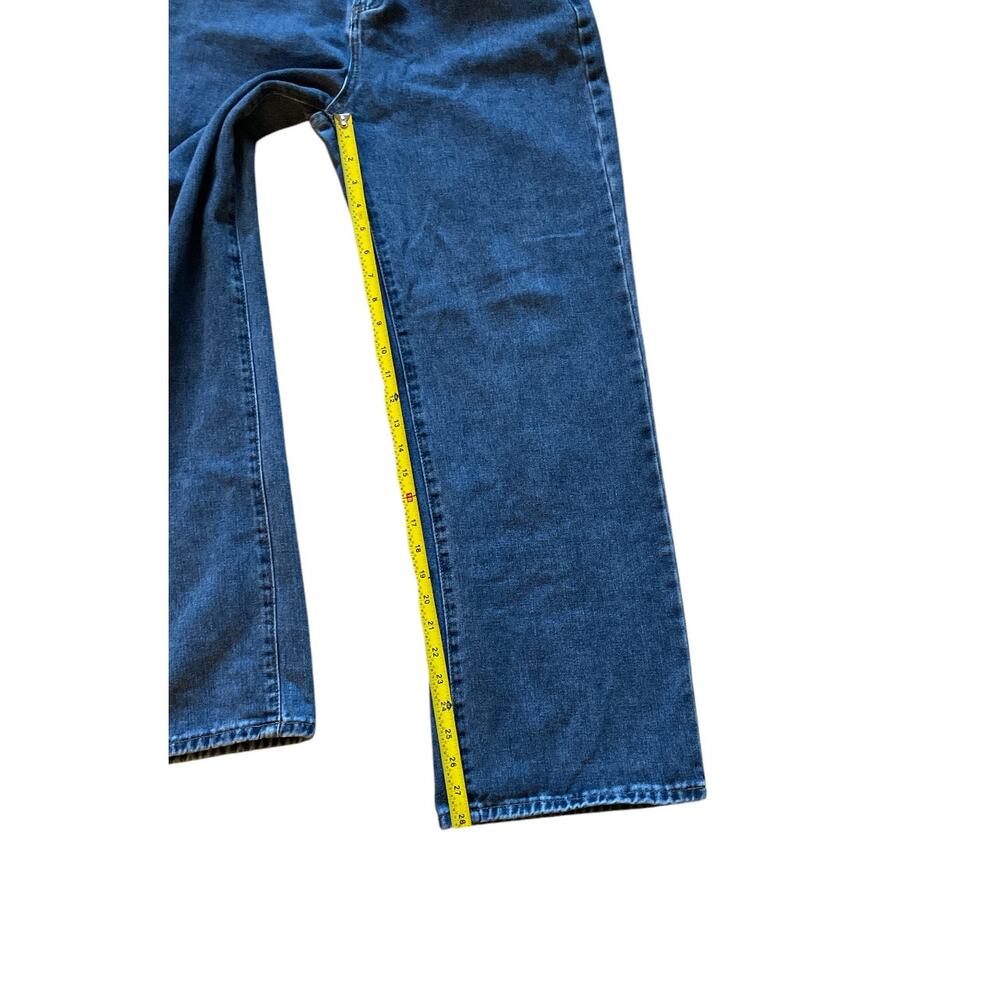 Shein Womens/Teen Wide Leg Jeans Size Large Baggy light/Medium wash - Picture 4 of 7
